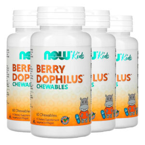 Berrydophilus Infantil Now Foods 60 Chewable Importado 4un