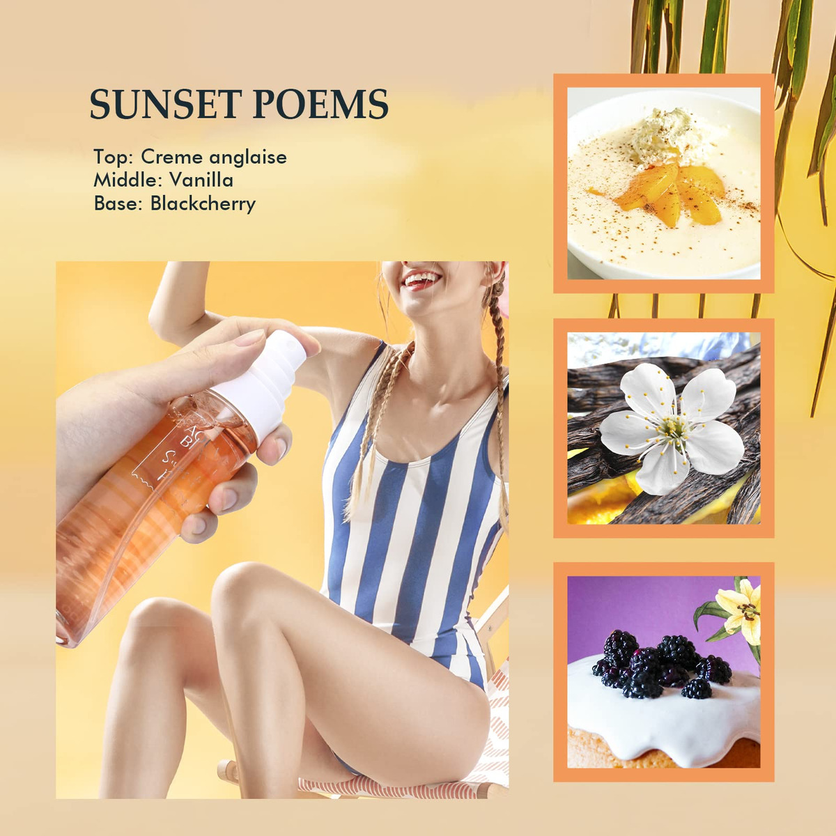 Spray Corporal Aqua Blance Dreams/sunset Pomes/luna Kisses 3 - Imagem 4