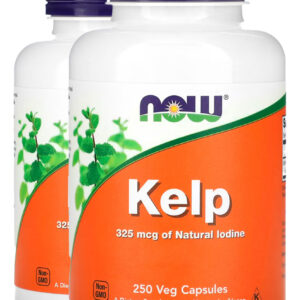 Kelp 325mcg Iodo Natural 250 Caps Importado 2un Now Foods