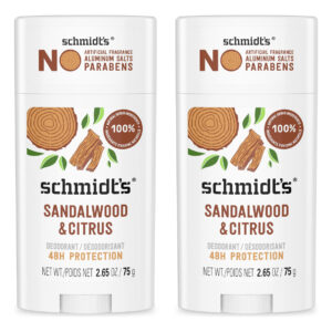 Desodorante Schmidt's Sandalwood & Citrus 75 Ml (2 Unidades)
