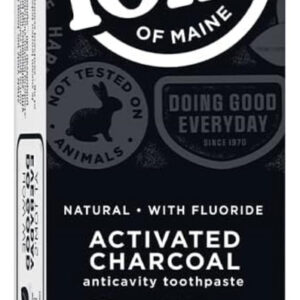 Pasta De Dentes Tom's Of Maine, Branqueador De Carvão Ativad