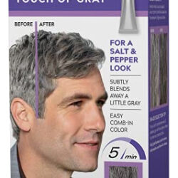 Kit De Coloração De Cabelo Só Para Homens Touch Of Grey Medi