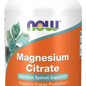 Citrato De Magnésio 120 Cápsulas Magnesium Citrate Now Foods