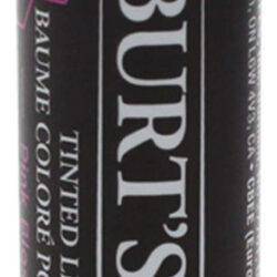 Bálsamo Labial Burts Bees Tingido De Rosa Com Manteiga De Ka
