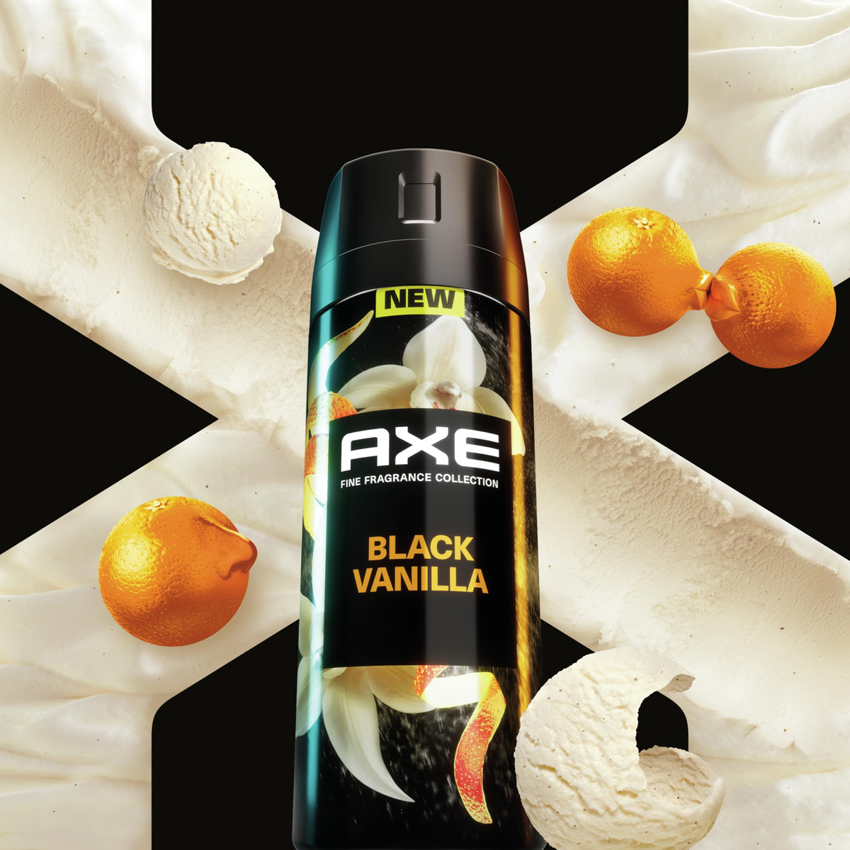 Spray Corporal Axe Fine Fragrance Black Vanilla, 120 Ml, Pac - Imagem 6