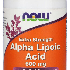 Ácido Alfa Lipóico 600mg Now Foods 60veg Caps Sem Sabor