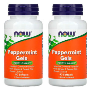 Géis De Hortelã Pimenta Now Foods Peppermint 90softgels 2un