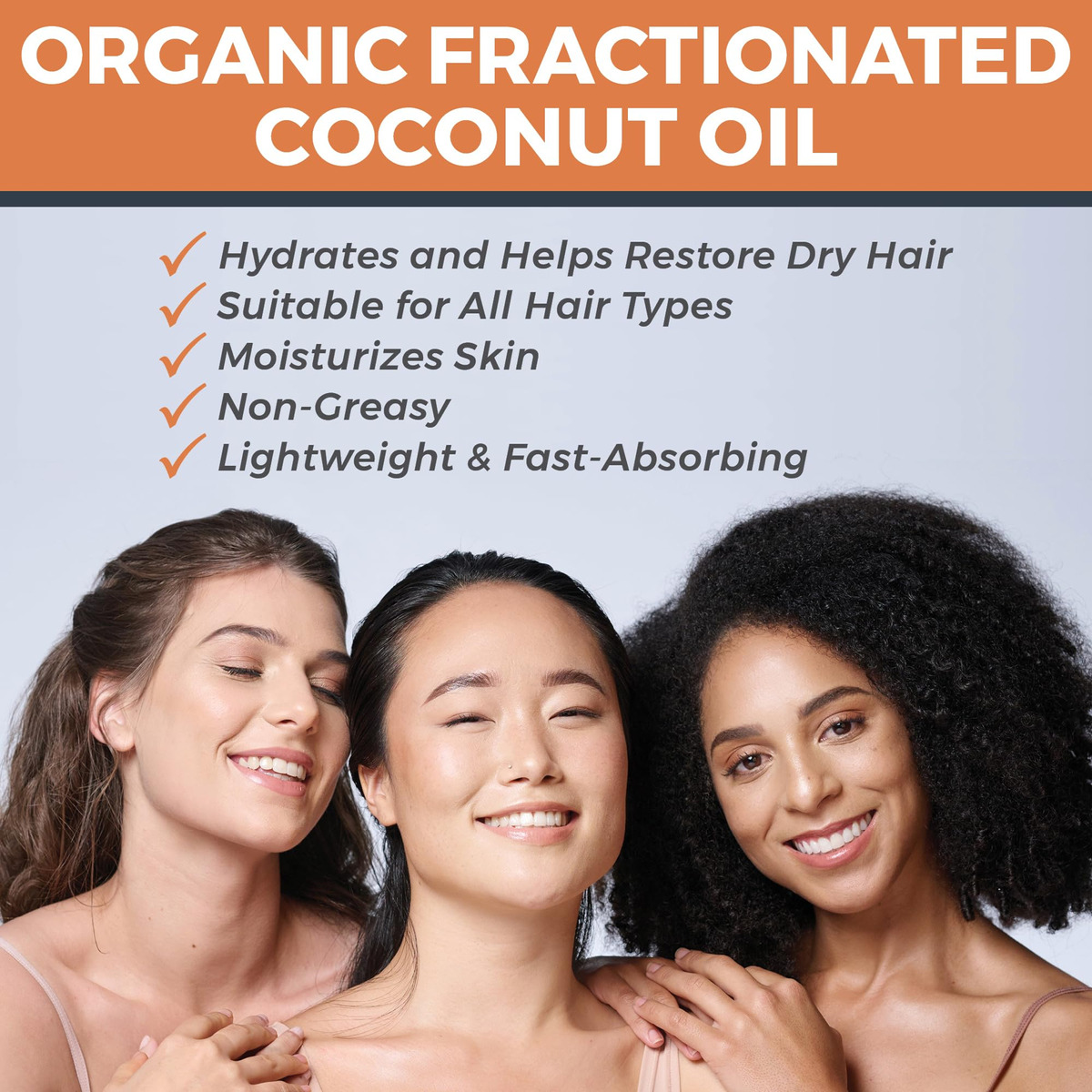 Óleo De Coco Orgânico Fracionado Viva Naturals Para Cabelo - Imagem 5