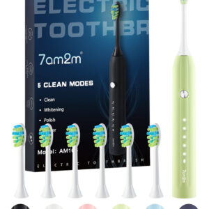 Escova De Dentes Elétrica 7am2m Sonic Para Adultos E Criança