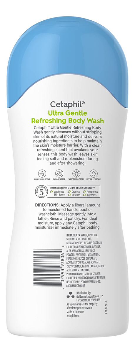 Sabonete Líquido Cetaphil Ultra Gentle Refreshing 500 Ml X 3 - Imagem 8