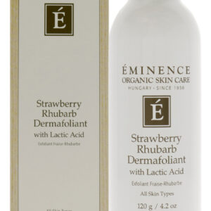 Dermafoliant Eminence Ruibarbo De Morango Com Ácido Lático