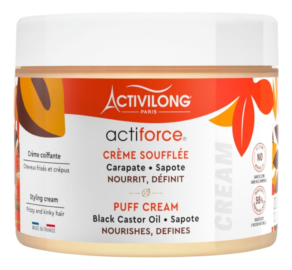 Creme De Secagem Activilong Actiforce Puff Com Óleo De Rícin