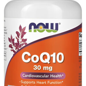 Coenzima Coq10 30mg Now Foods 240 Cáps Importado 5un