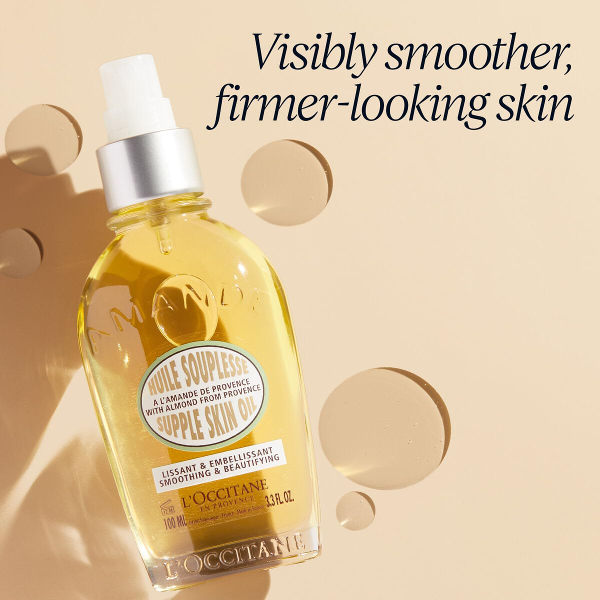 Óleo De Pele L'occitane Ammond Supple 100ml Com Estrias - Imagem 2