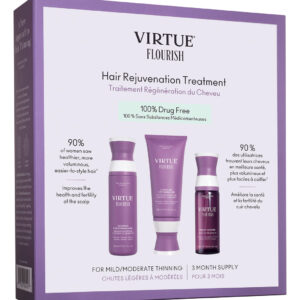 Kit De 1 Mês Para Regime De Crescimento Capilar Virtue Flour