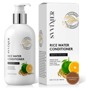 Condicionador Svvimer Rice Water Hair Growth 300ml Com Bioti