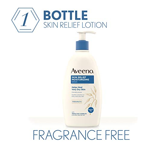 Loção Hidratante Sensível De 24 Horas Aveeno Skin Relief - Imagem 4