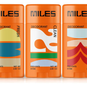 Desodorante Miles Kids Para Meninos E Meninas, Sem Alumínio,