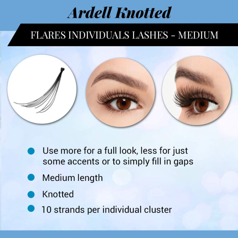 Cílios Postiços Ardell Medium Black, Pacote Com 4 - Image 3