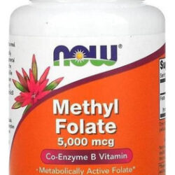 Methyl Folate 5000 Mcg 50 Caps - Metilfolato - Now Foods