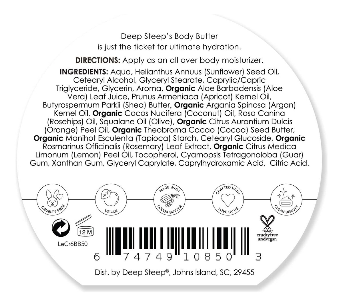 Creme De Limão Body Butter Deep Steep 180ml - Imagem 3