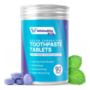 Comprimidos De Creme Dental Whitebite Pro Color Correcting W