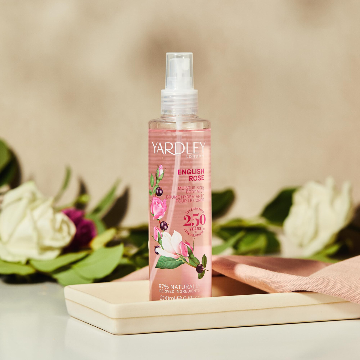 Névoa Hidratante Corporal Yardley English Honeysuckle 200ml - Imagem 2