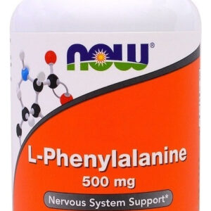 L-fenilamina L-phenylalanine 500mg 120 Caps Now Foods