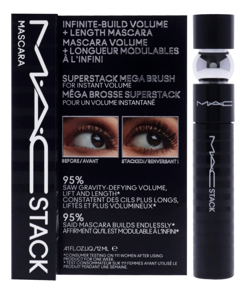 Mascara Mac Stack Superstack Macro Brush 12ml Para Mulheres