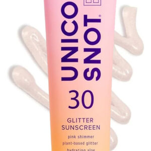 Loção Protetora Solar Unicorn Snot Glitter Spf 30 Rose Gold