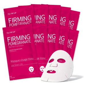 Máscara De Lençol Glam Up Firming Romã Com 10 Folhas