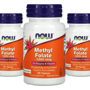 Metilfolato Methyl 1000mcg Now Foods 90 Tablets 3un