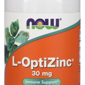 Now Foods L-optizinc 30mg 100 Veg Caps / Sabor Sem Sabor
