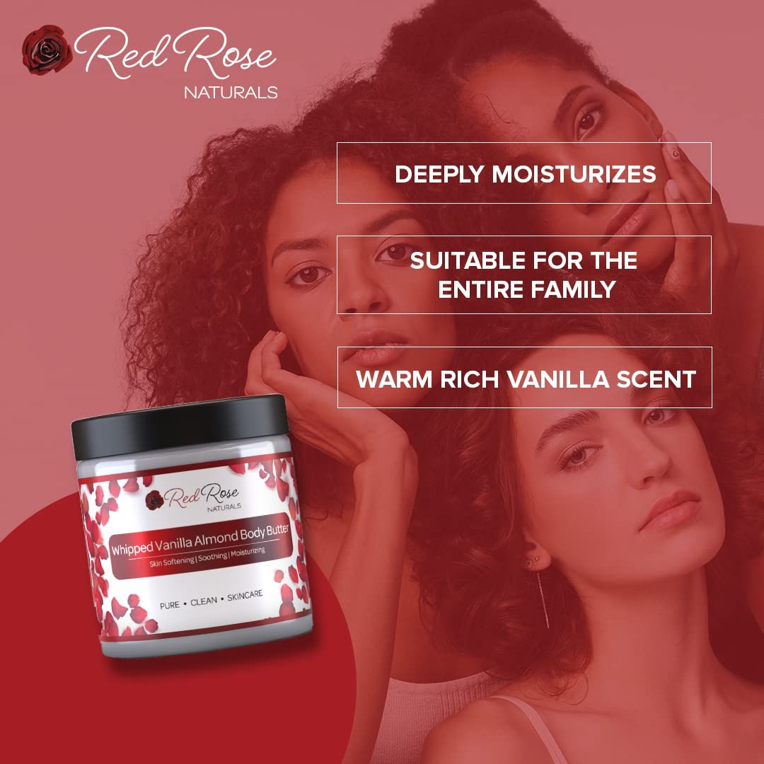 Manteiga Corporal Red Rose Naturals Perfumada De Baunilha 24 - Imagem 6
