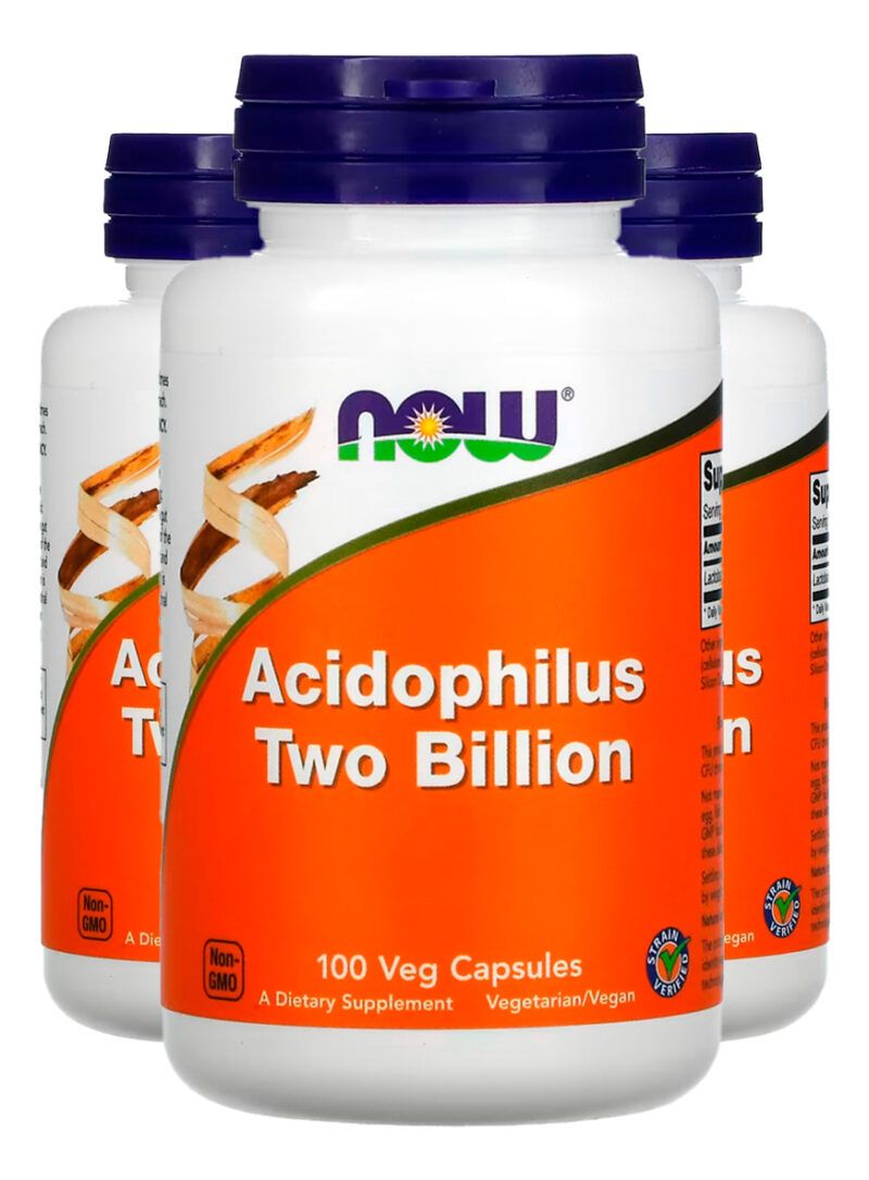 Acidophilus Two 20mg Now Foods 100 Cápsulas Importado 3un