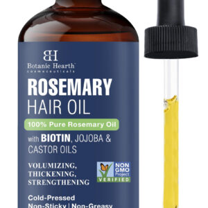 Óleo De Cabelo Botanic Hearth Rosemary Com Biotina 60ml Para