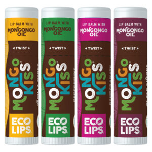 Bálsamo Labial Eco Lips Mongo Kiss Organic, Pacote Com 4 Uni