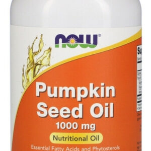 Now Foods Óleo Da Semente De Abóbora 1000mg 200 Softgles Importado