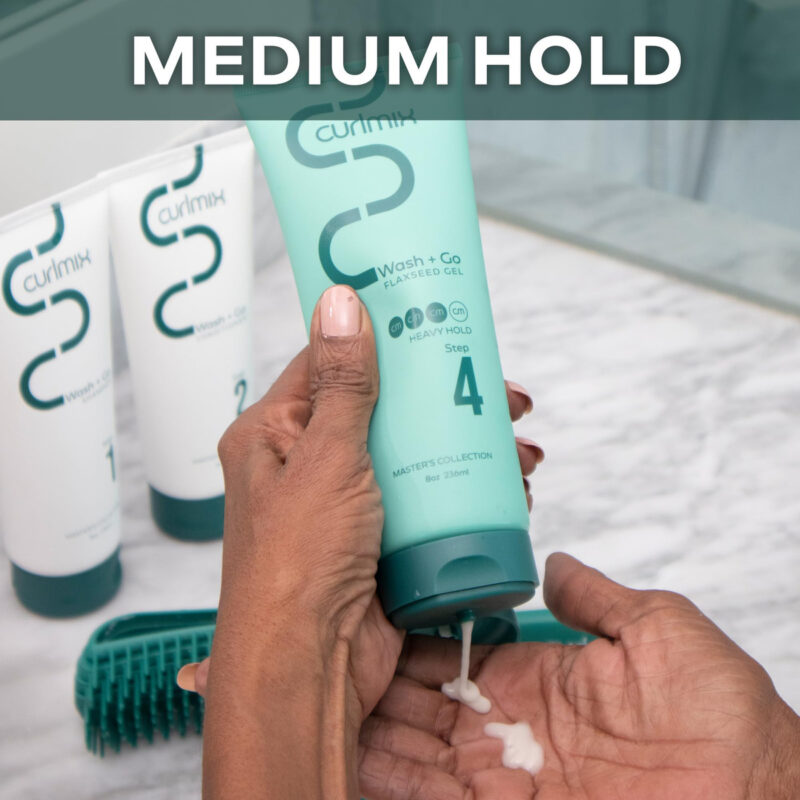 Gel Curlmix Flaxseed Medium Hold Para Cabelos Cacheados 240 - Image 4