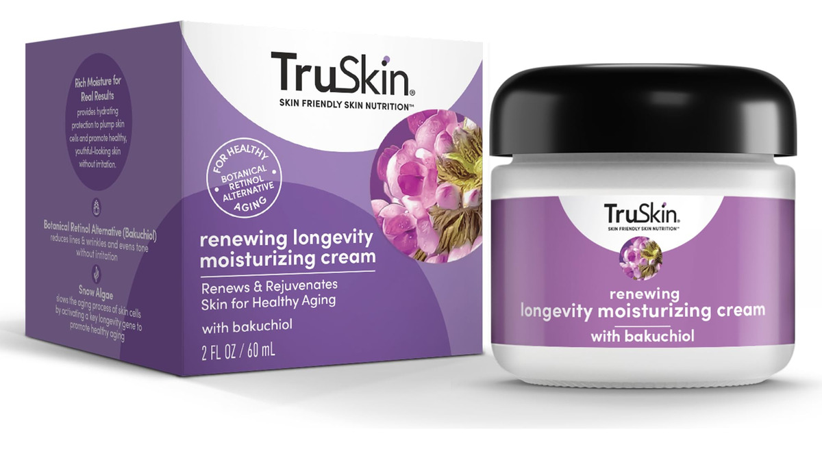 Creme Hidratante Truskin Longevity Bakuchiol Snow Algae 60