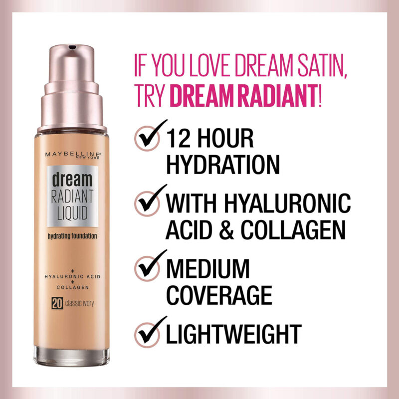 Mousse Líquida De Cacau Foundation Maybelline New York Dream - Image 2