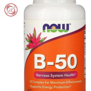 Complexo B50 100 Tablets Now Foods