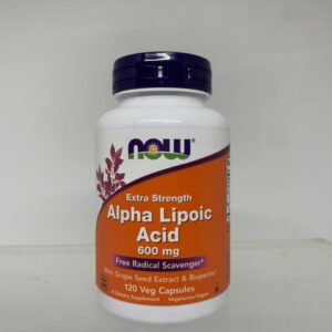 Ácido Alfa Lipóico, Força Extra 600 Mg, 120 Cápsulas Vegetai Sabor Without Flavor