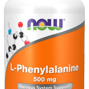 L-fenilalanina 500mg Now Foods 120 Cápsulas Importado