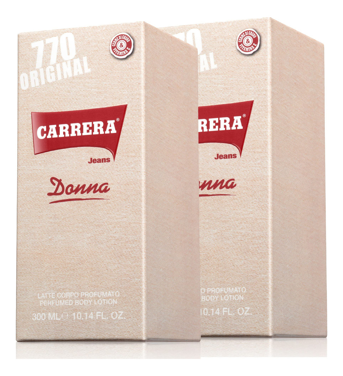 Loção Corporal Perfumada Carrera Jeans 770 Original 300ml X2 - Imagem 2