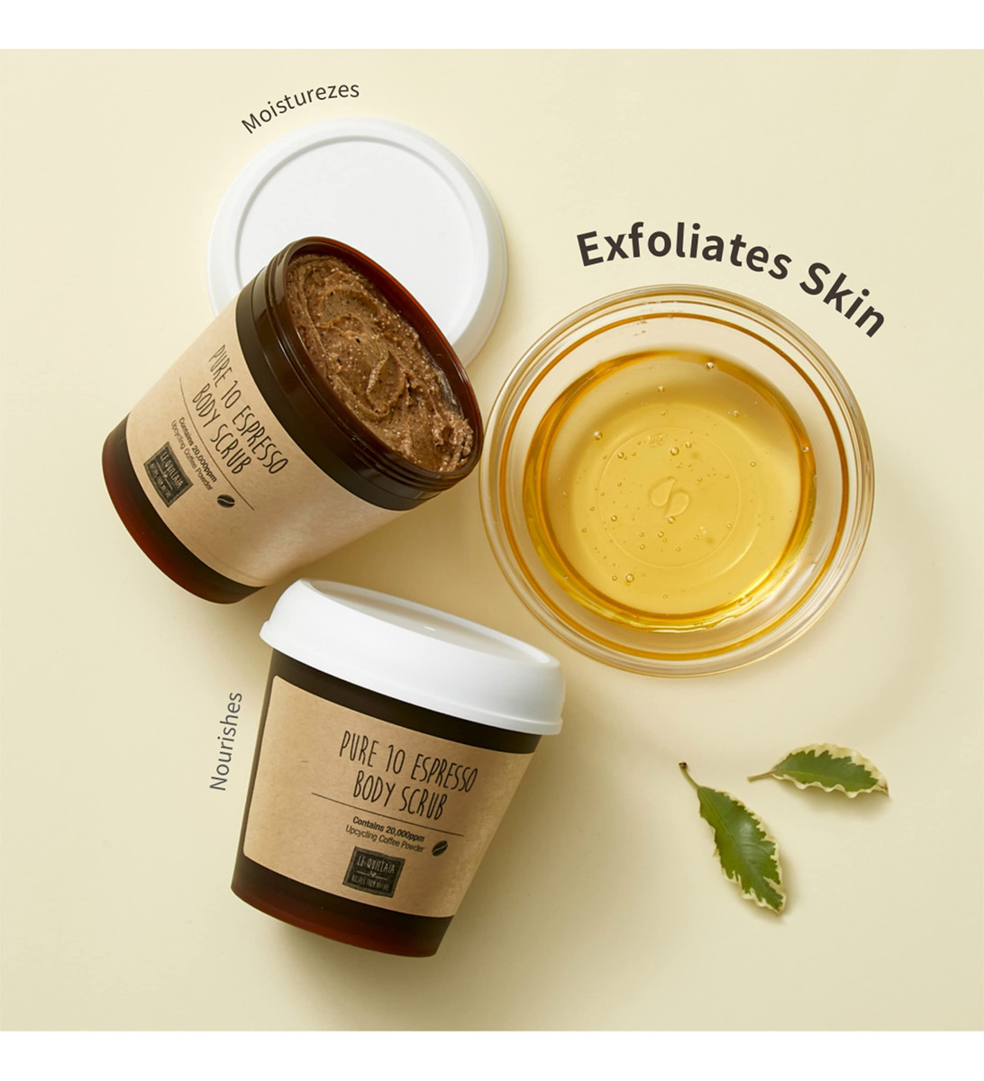 Esfoliante Corporal Le Quillaia Pure 10 Espresso 200ml - Imagem 5