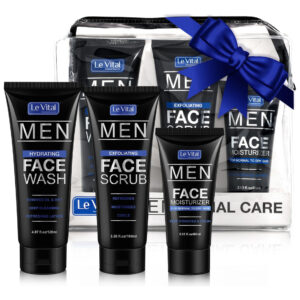 Conjunto De Cuidados Faciais Le Vital Masculino De 3 Peças C