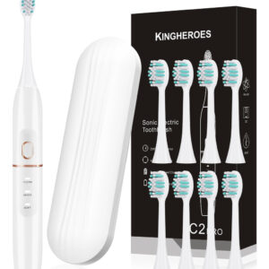 Escova De Dentes Elétrica Kingheroes C2pro 4 Modes 42000 Vpm