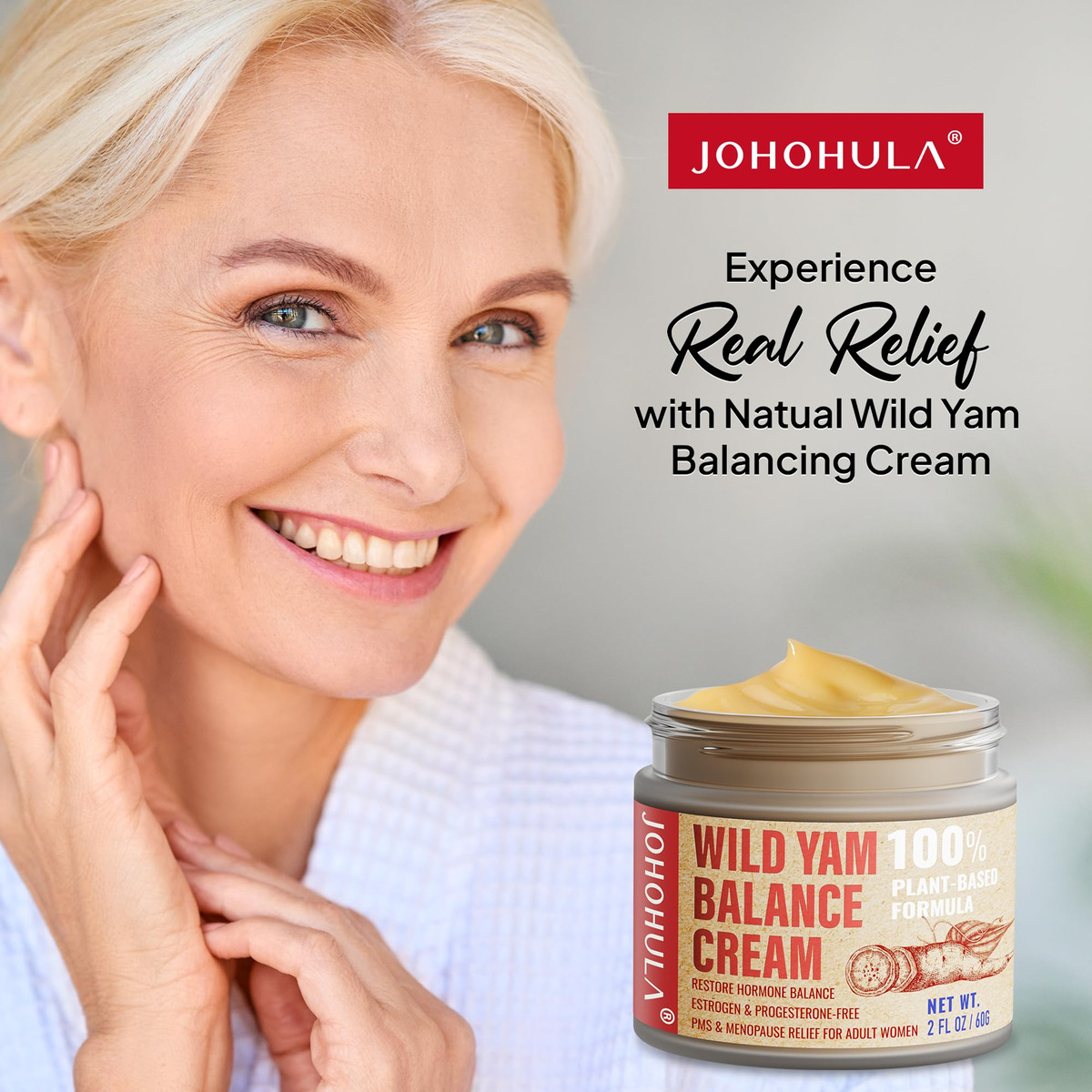 Creme De Inhame Selvagem Johohula Para Equilíbrio Hormonal D - Imagem 8