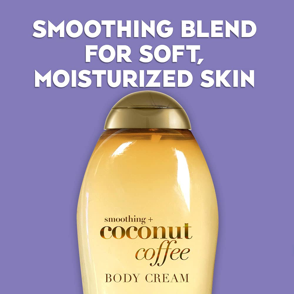 Creme Corporal Ogx Smoothing + Café Coco 19,5 Oz - Imagem 5